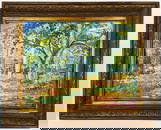 Claude Monet French (Oil on Canvas Painting) in the style of