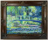 Claude Monet French (Oil on Canvas Painting) in the style of