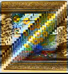 Vincent Van Gogh Dutch (Oil on Canvas Painting) in the style of