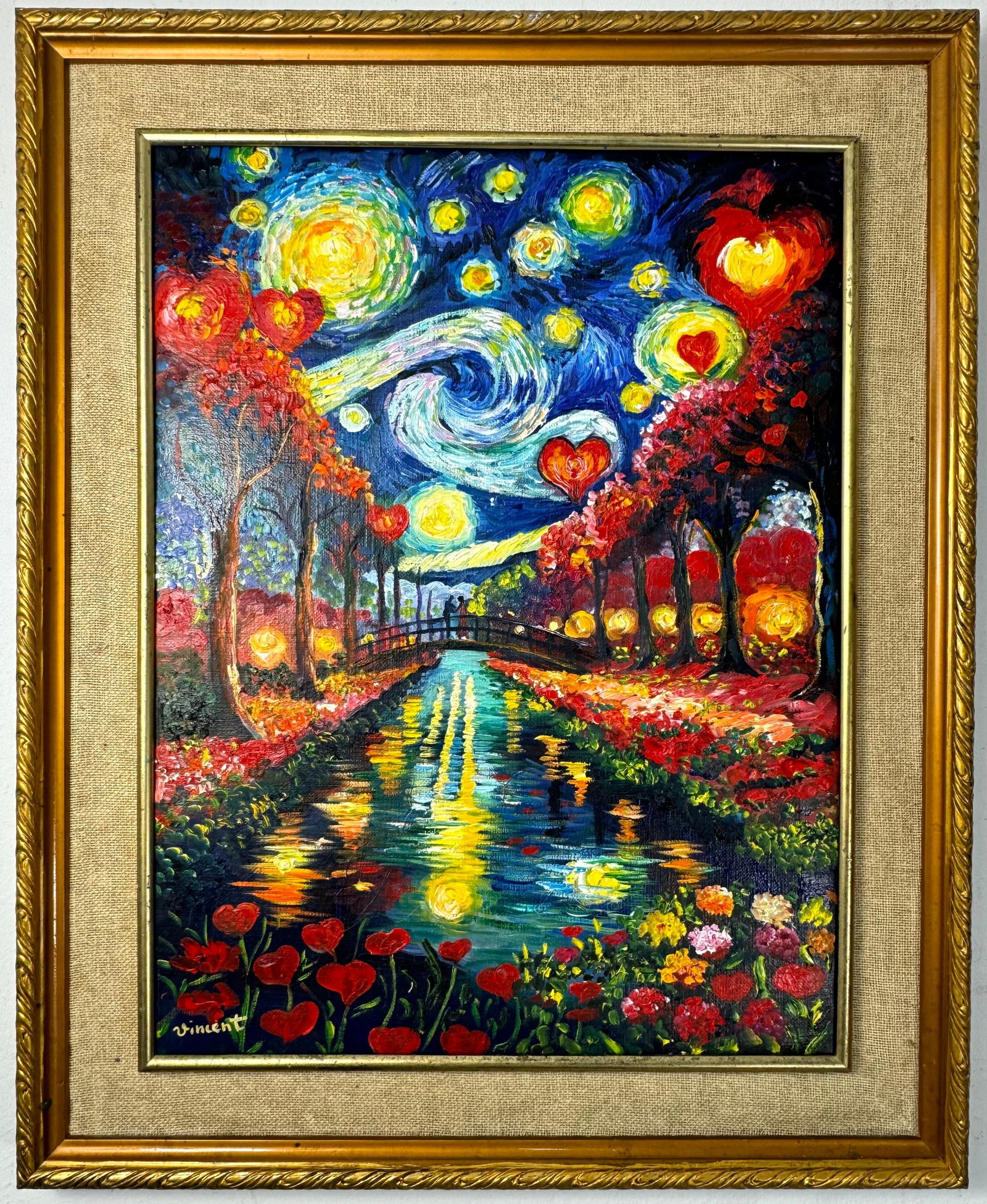 Vincent Van Gogh Dutch (Oil on Canvas Painting) in the style of (1 of 4)