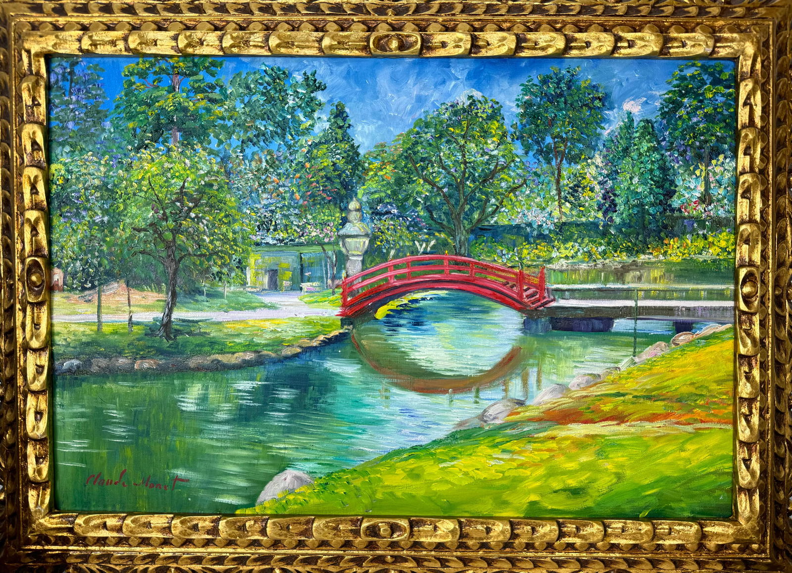 Claude Monet French (Oil on Canvas Painting) in the style of (1 of 4)