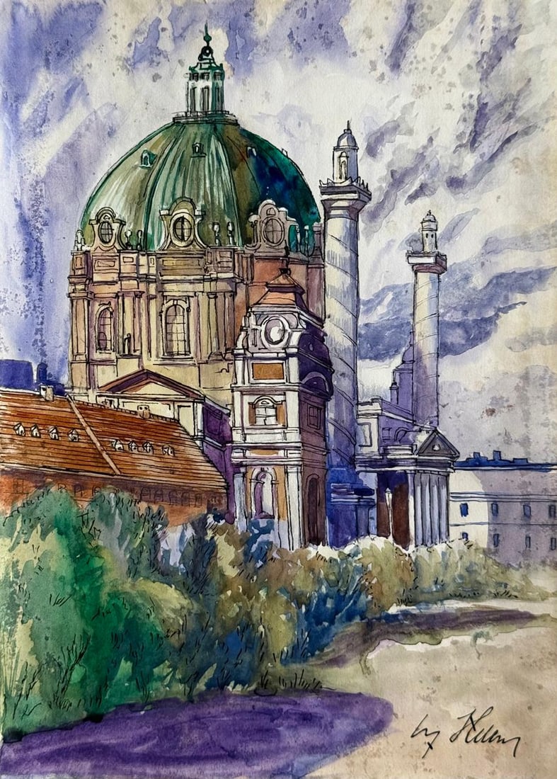 Adolf Hitler (Mixed media on Paper Painting) In the style of (1 of 4)