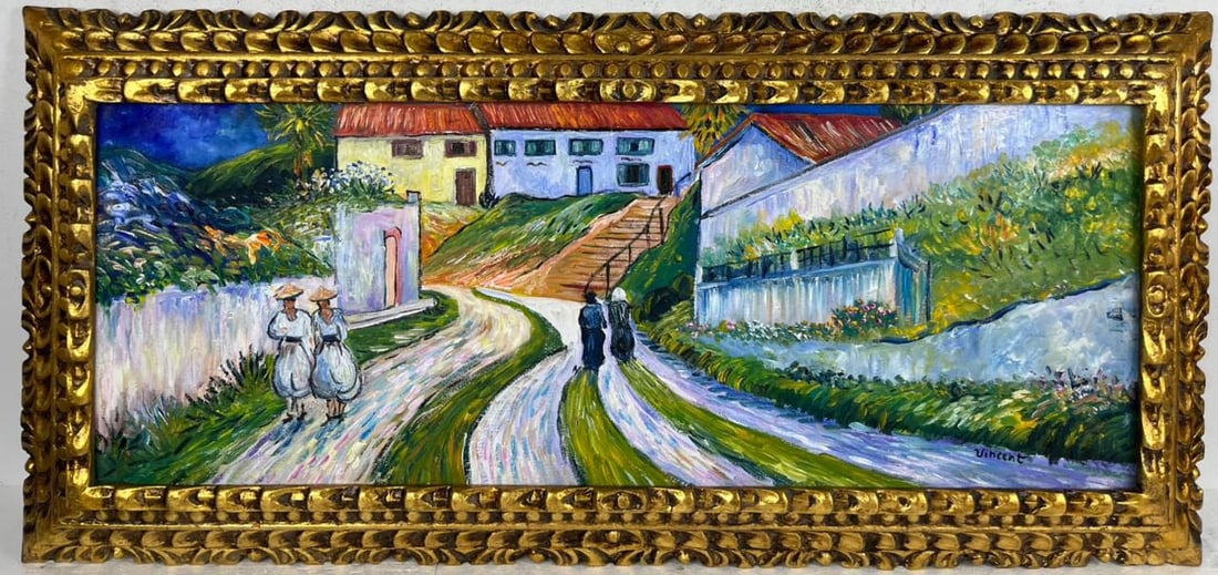 Vincent Van Gogh Dutch (Oil on Canvas Painting) in the style of (1 of 4)