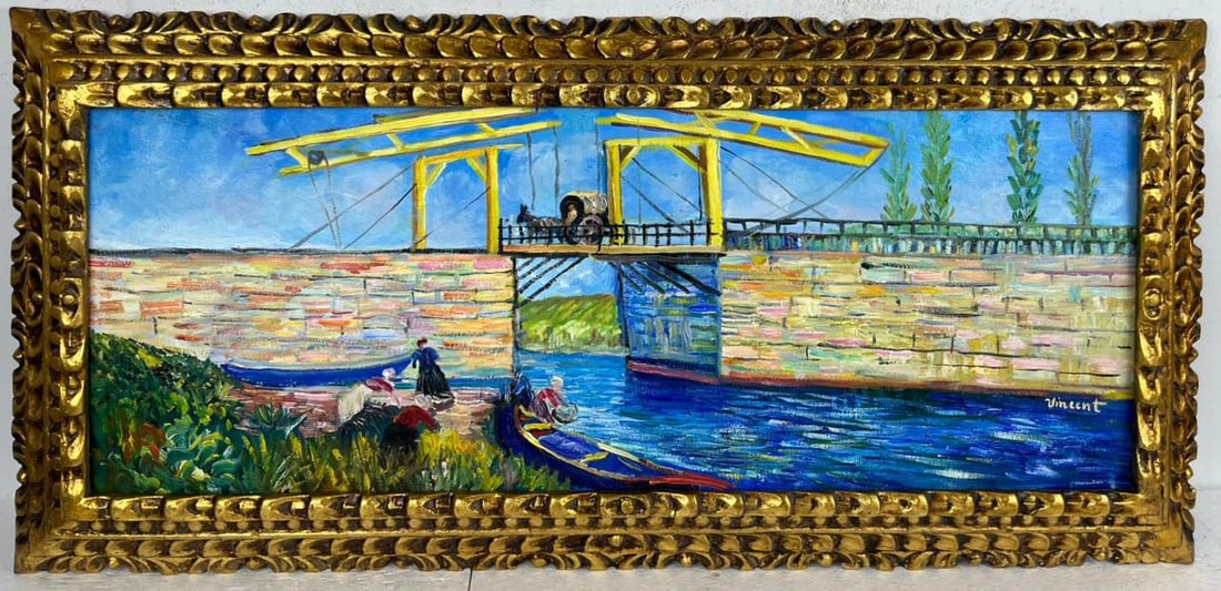 Vincent Van Gogh Dutch (Oil on Canvas Painting) in the style of (1 of 4)