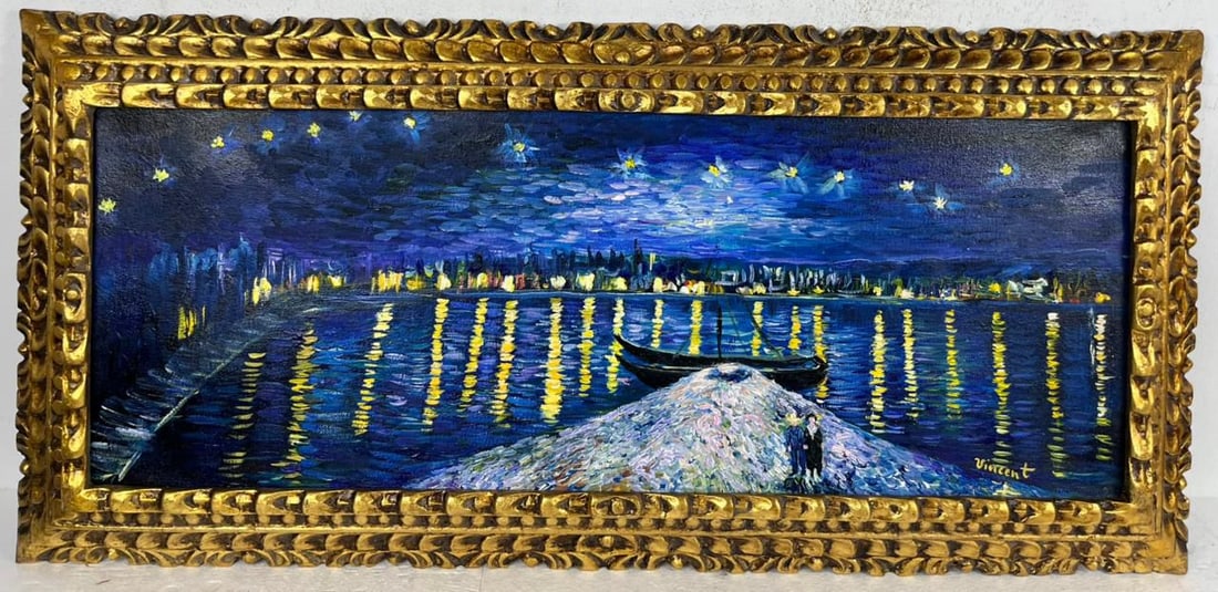 Vincent Van Gogh Dutch (Oil on Canvas Painting) in the style of (1 of 4)