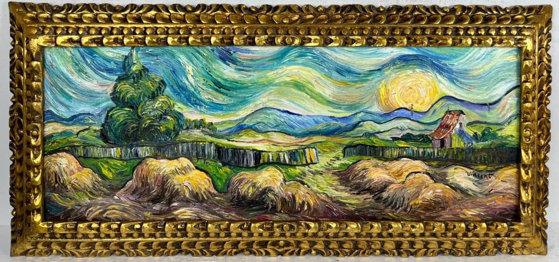 Vincent Van Gogh Dutch (Oil on Canvas Painting) in the style of (1 of 4)
