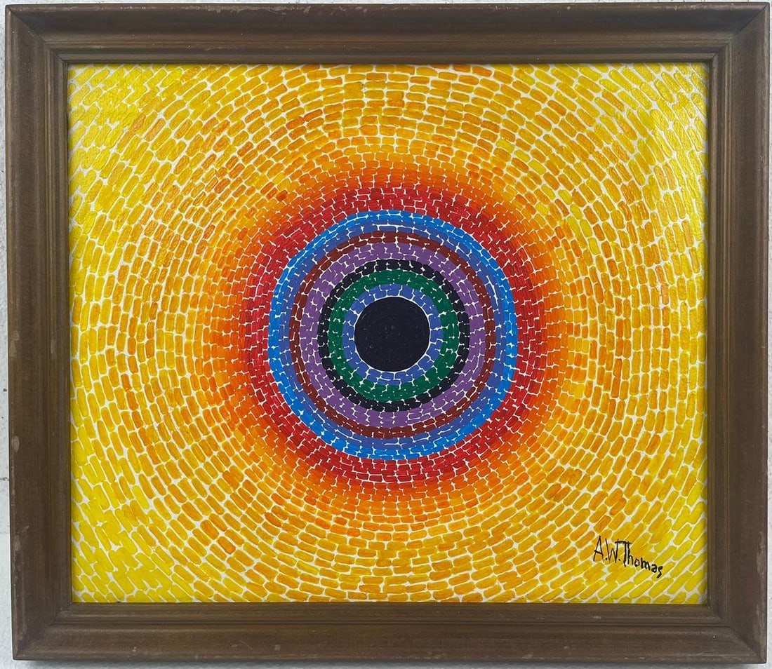 Alma Thomas (Oil on Canvas Painting) in the style of (1 of 4)