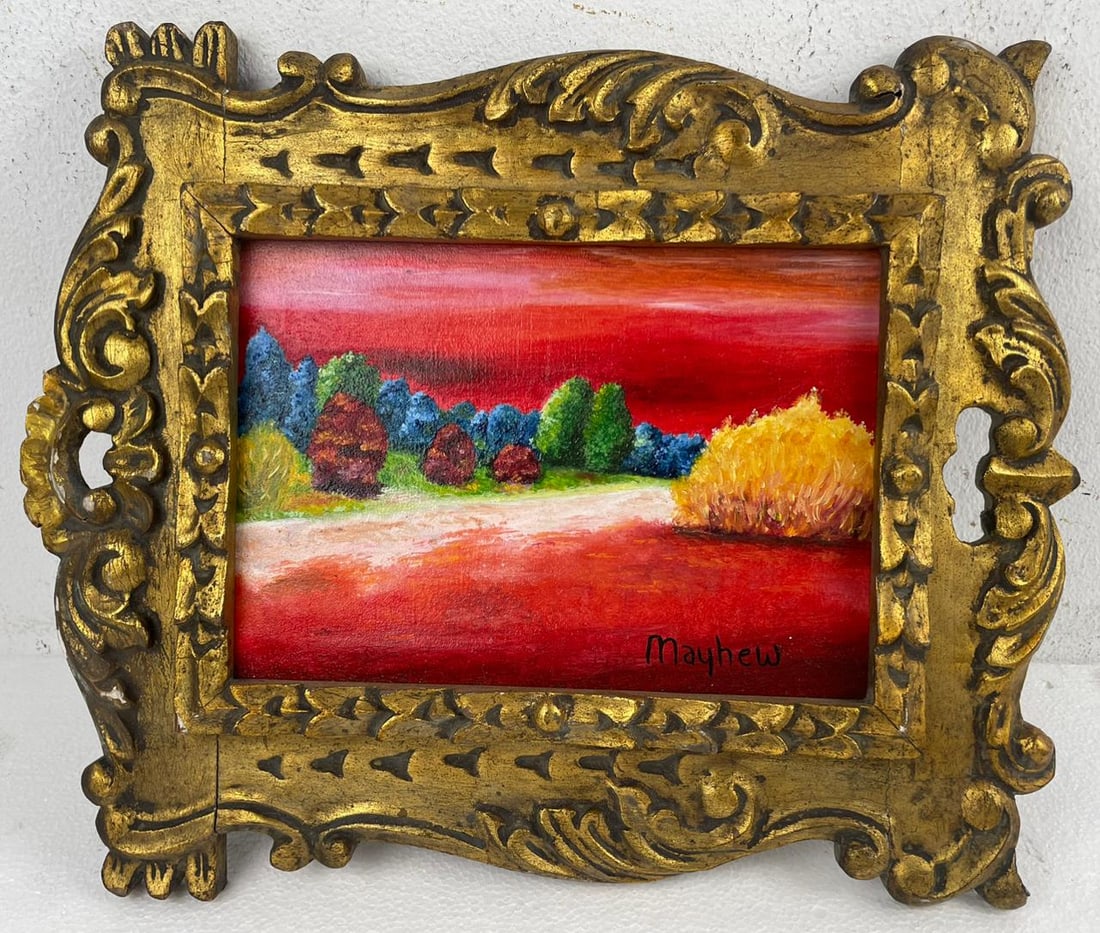 R. Mayhew (Oil on Canvas Painting) in the style of (1 of 4)