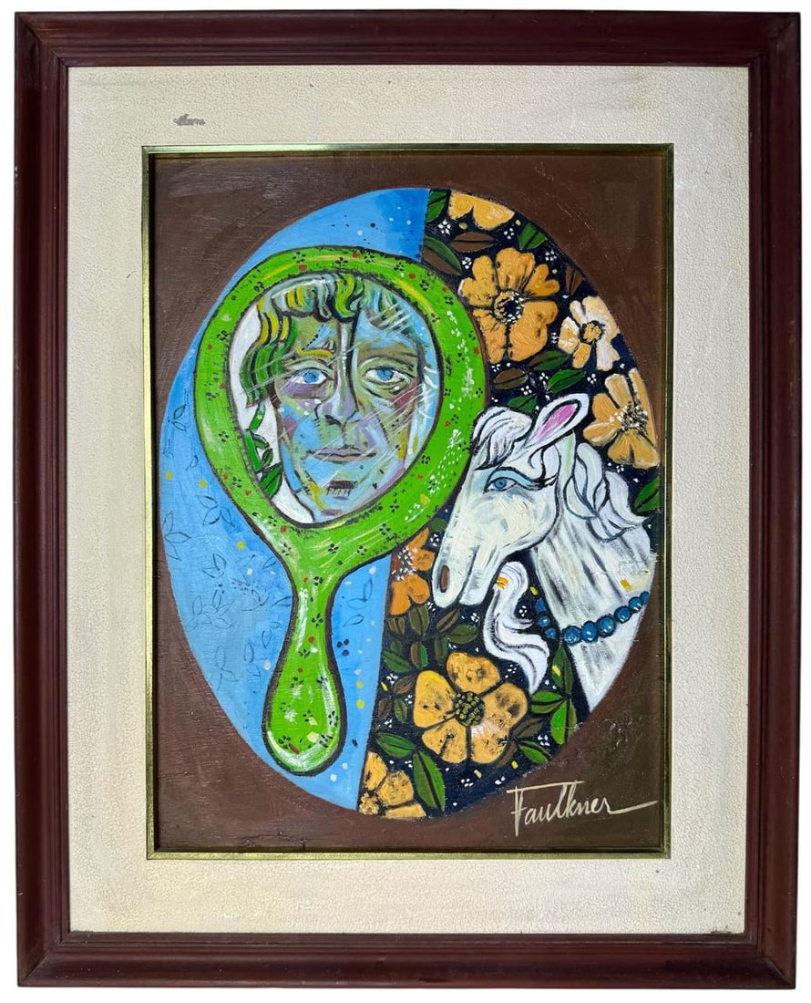 Henry Faulkner (Oil on wood painting) Style of (1 of 6)