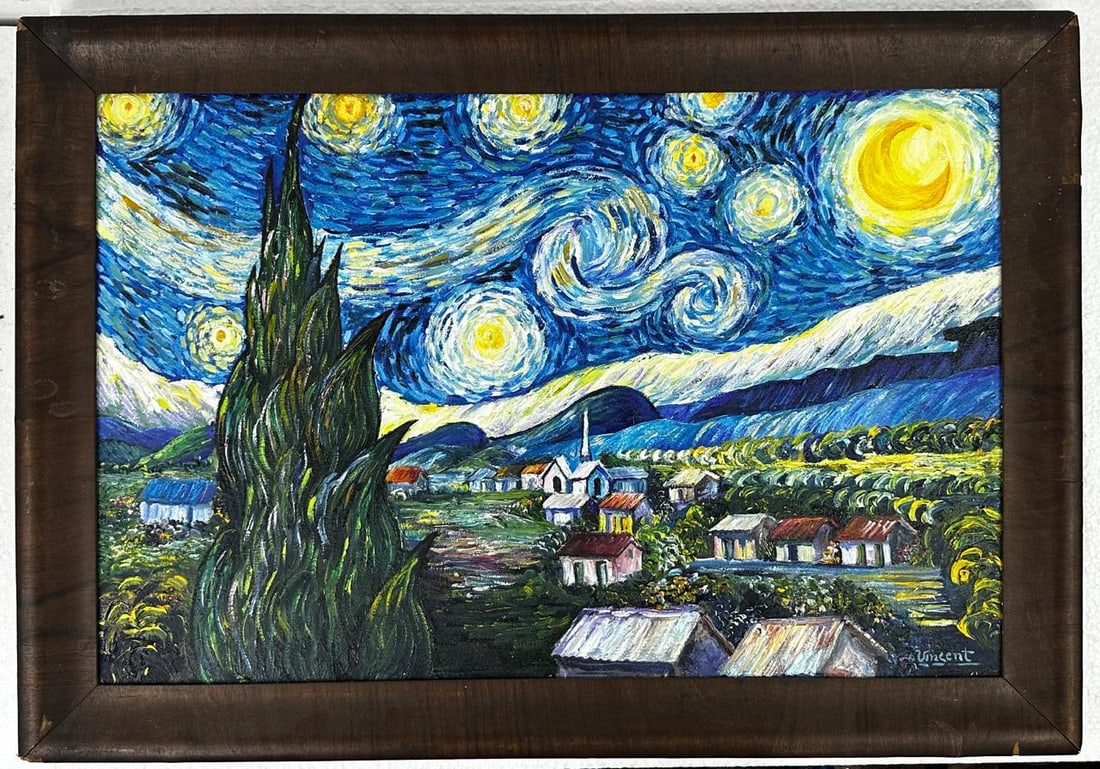 Vincent Van Gogh Dutch (Oil on Canvas Painting) in the style of (1 of 5)