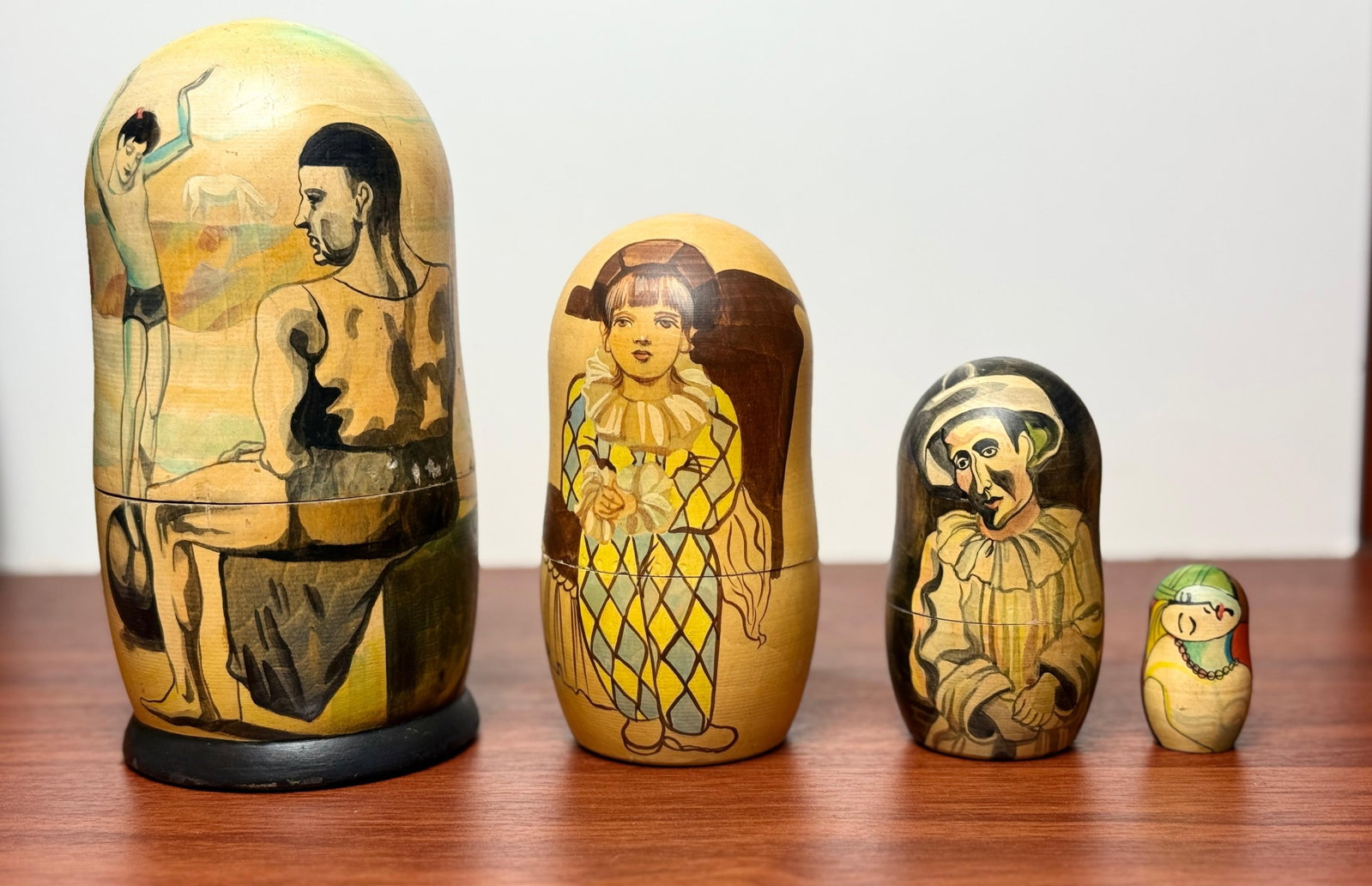 Pablo Picasso Spanish (Wooden Matryoshka doll) In the style of (1 of 6)