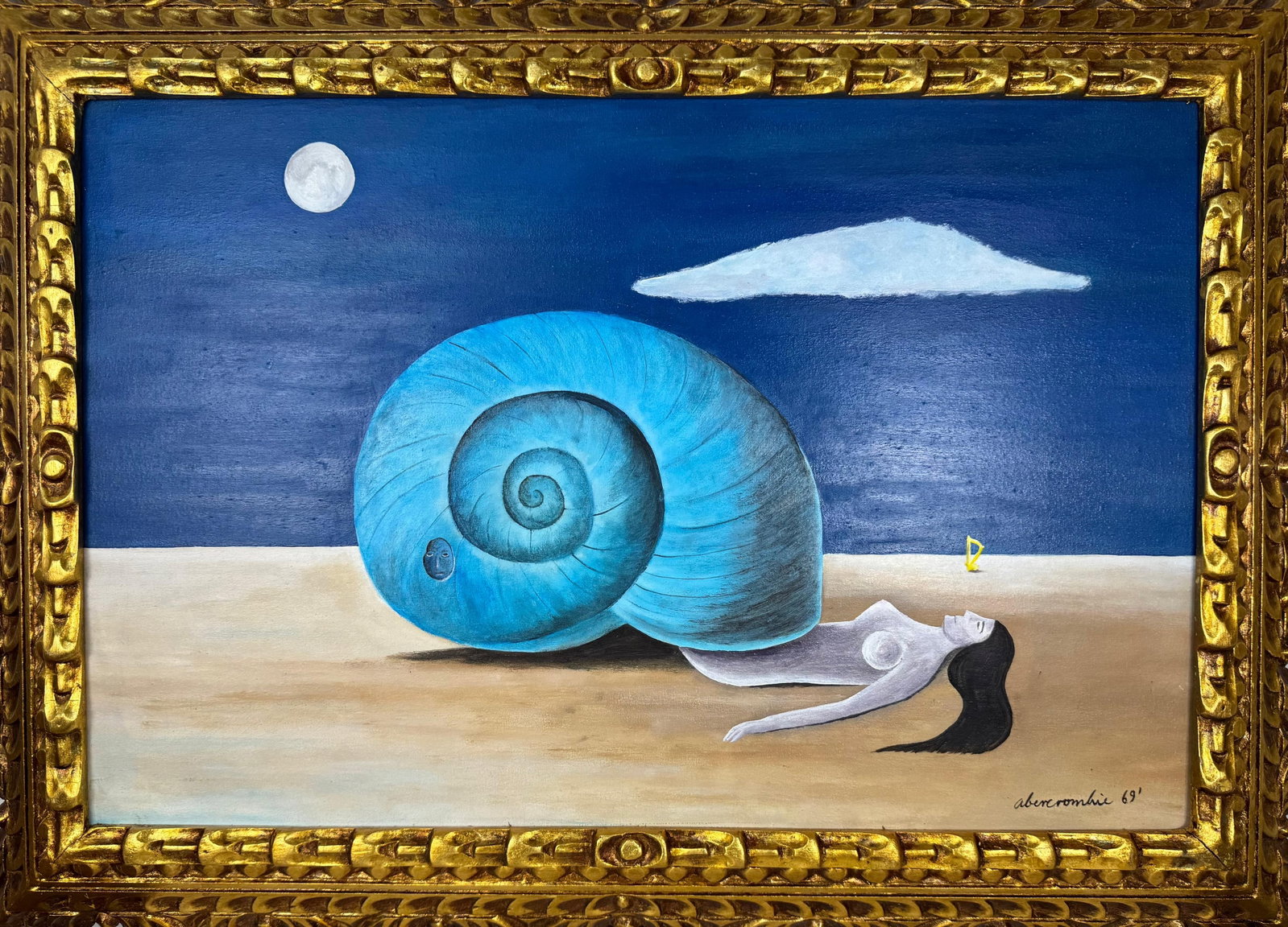 Gertrude Abercrombie American (Oil on Canvas Painting) in the style of (1 of 4)