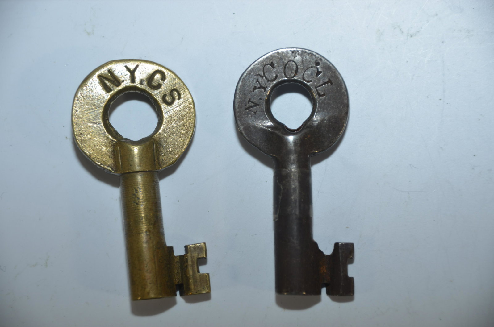 Two New York Central/Ohio Central RR Keys (1 of 3)
