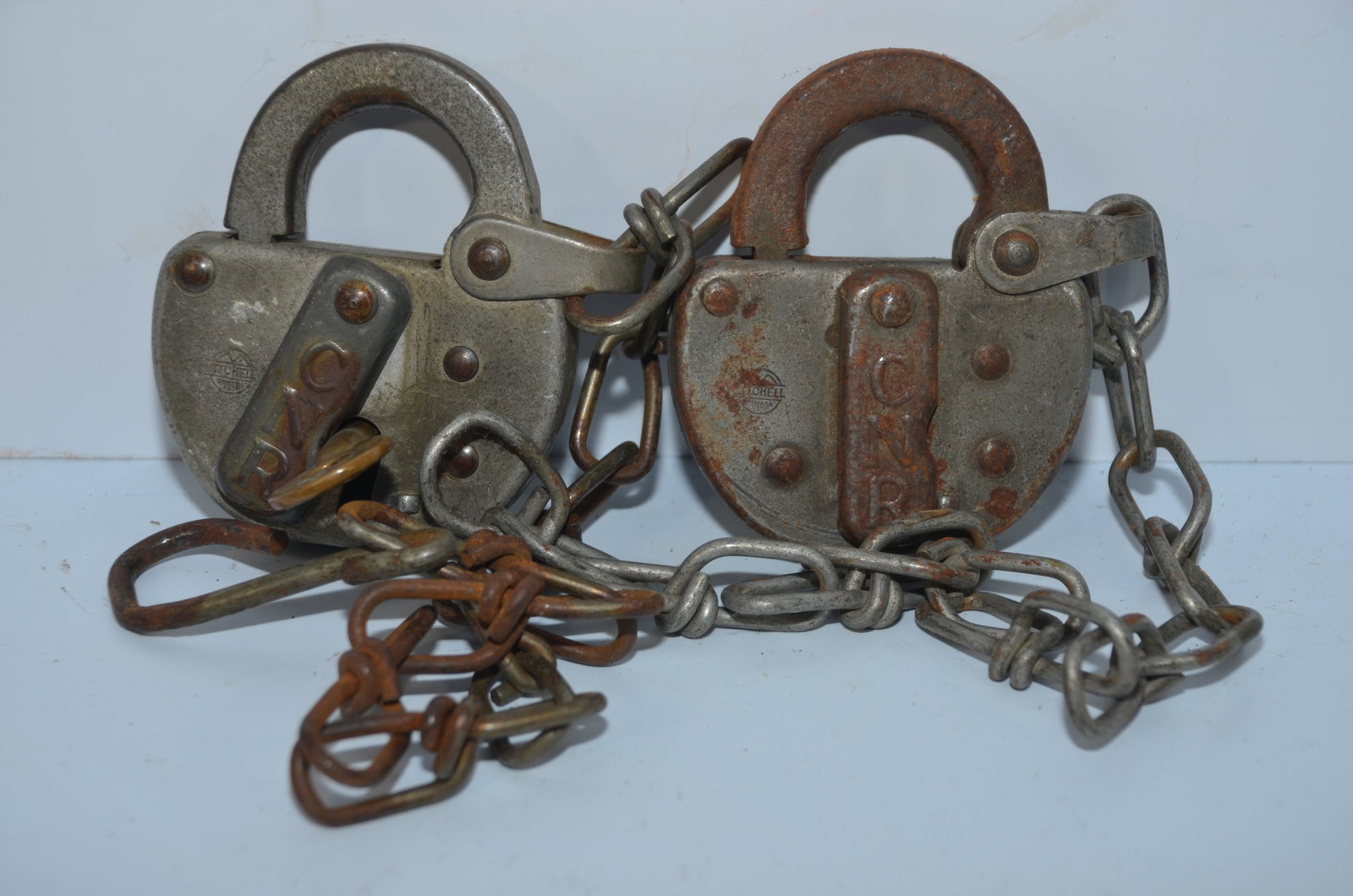 Two Canadian National RR Locks with one CNR Key (1 of 6)