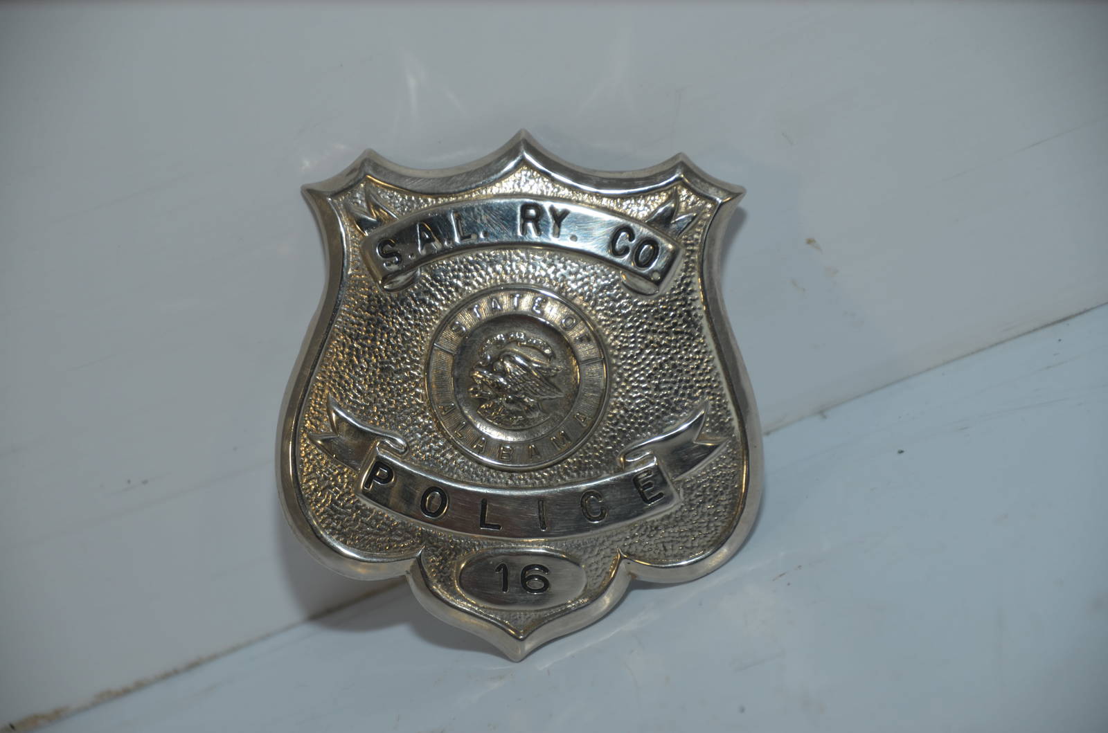 Seaboard Air Line Rr Police Badge Auction