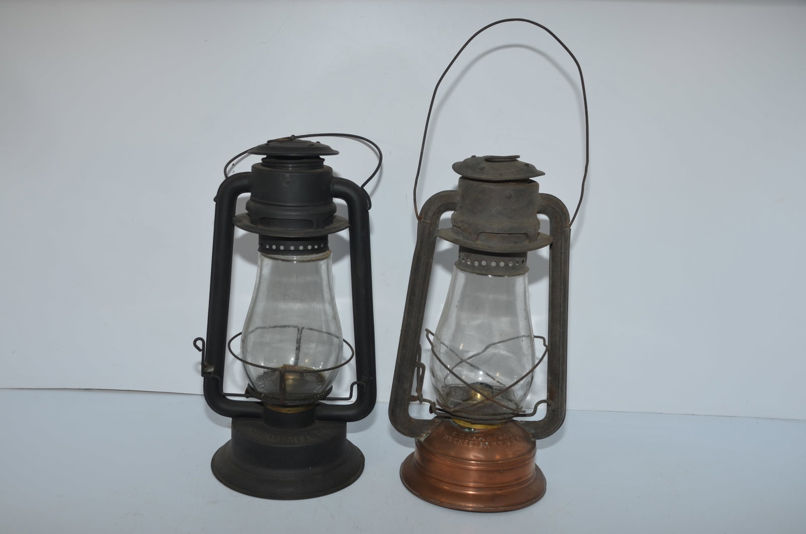Two C.T. Ham #2 Tubular Lanterns (1 of 10)