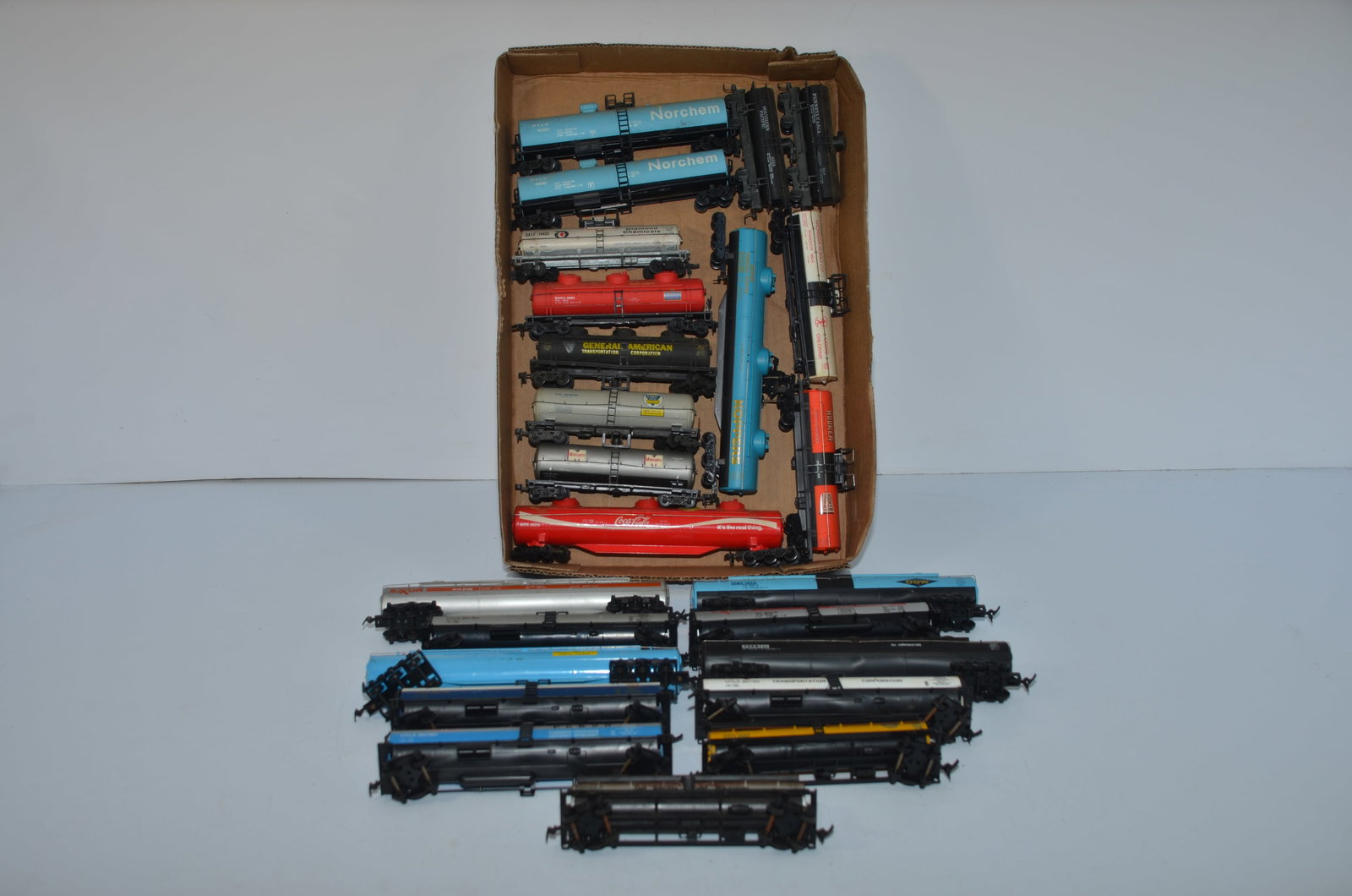 Twenty-four Mixed Tank Cars-HO Scale (1 of 3)