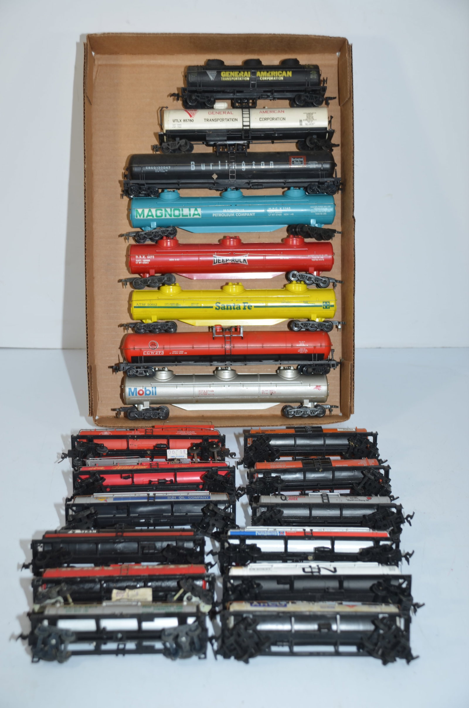 Twenty Mixed Tank Cars-HO Scale (1 of 3)
