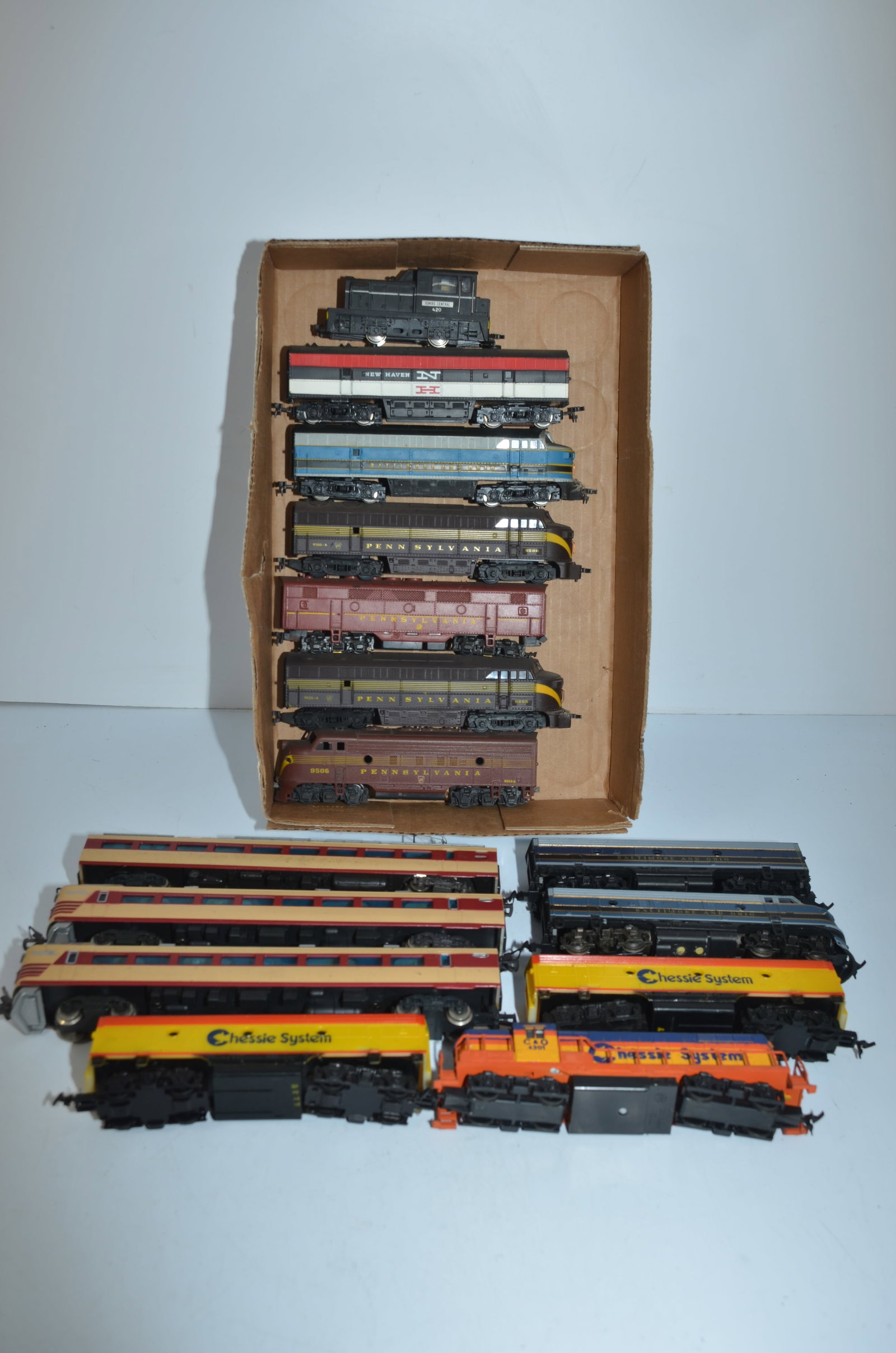 Fifteen Mixed Locomotives-HO Scale (1 of 3)