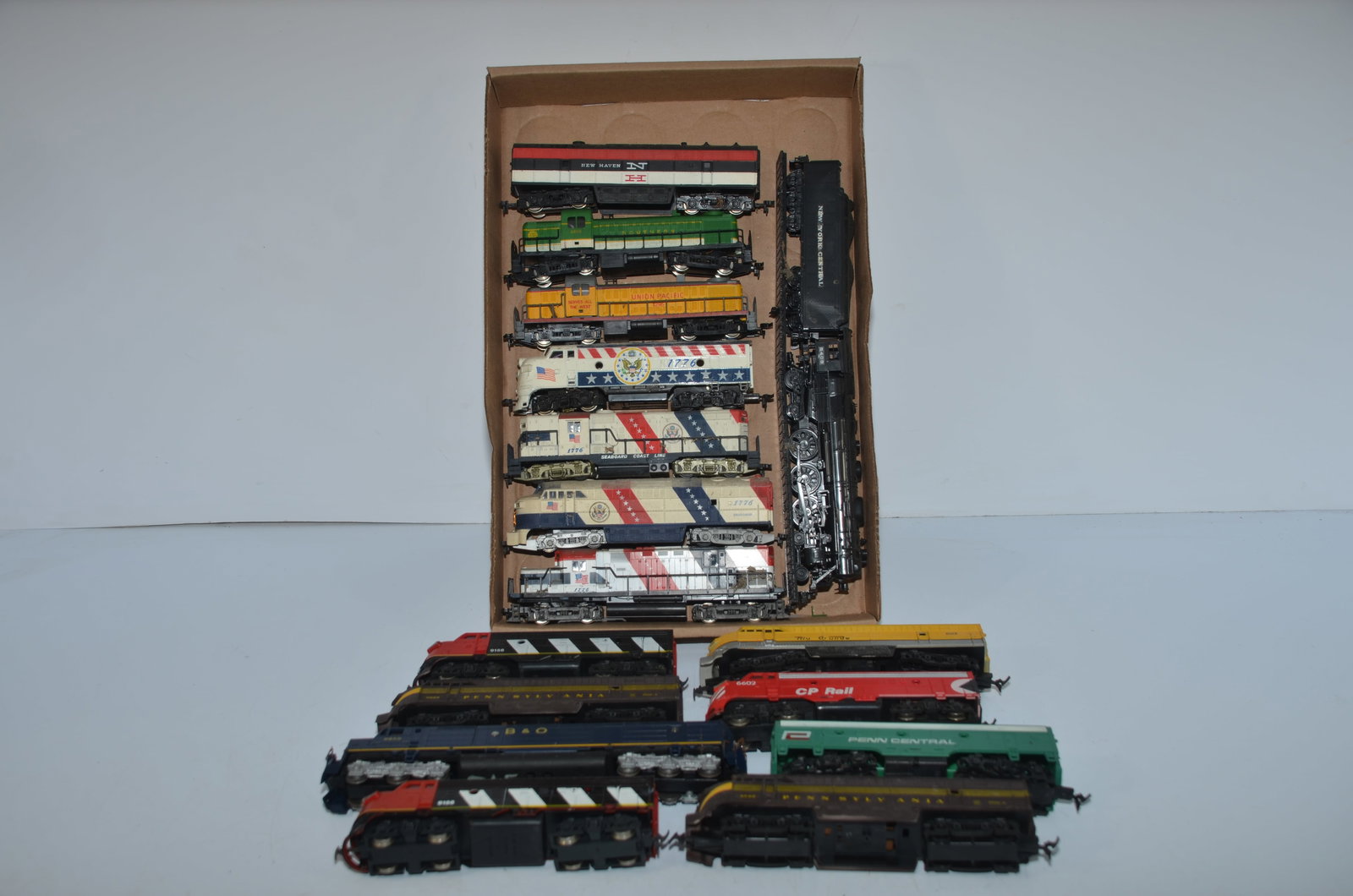 Sixteen Mixed Locomotives-HO Scale (1 of 3)