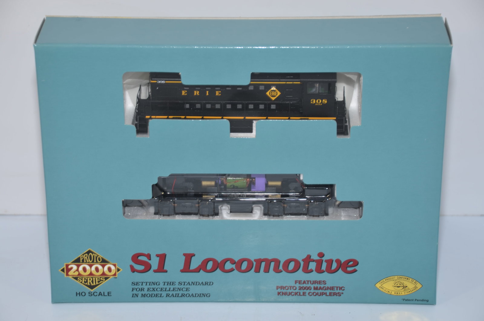 Erie RR Life-Like Proto 2000 Alco S1 DC Diesel Locomotive #308-HO Scale: This is an Erie Railroad Life-Like Proto 2000 Alco S1 diesel locomotive #308 in HO scale. It has been tested and runs well!