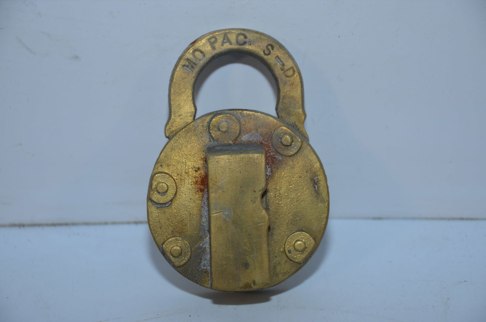 Missouri Pacific RR Brass Signal Department Lock (1 of 3)