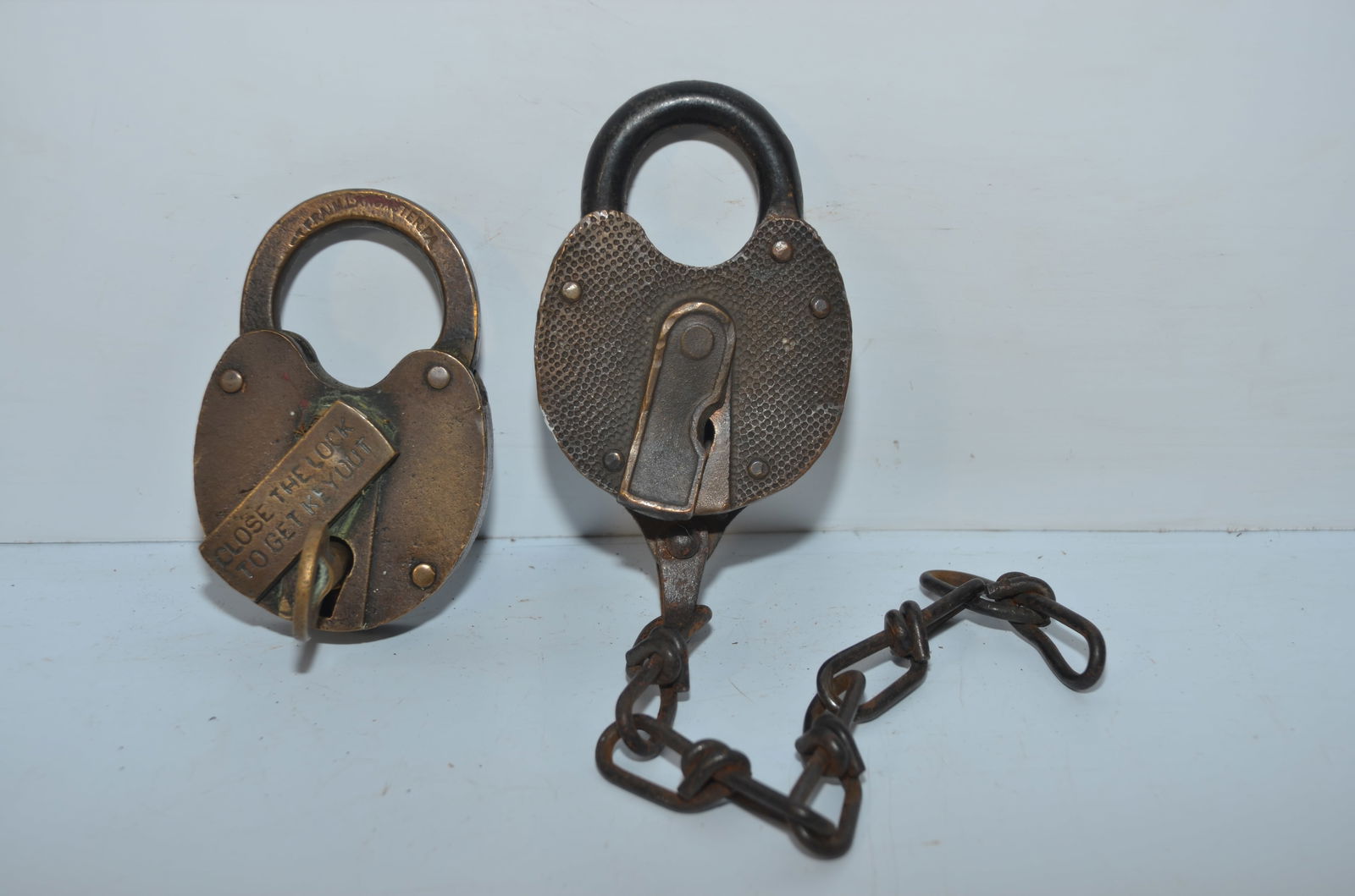 Two Unmarked Brass Locks (1 of 2)