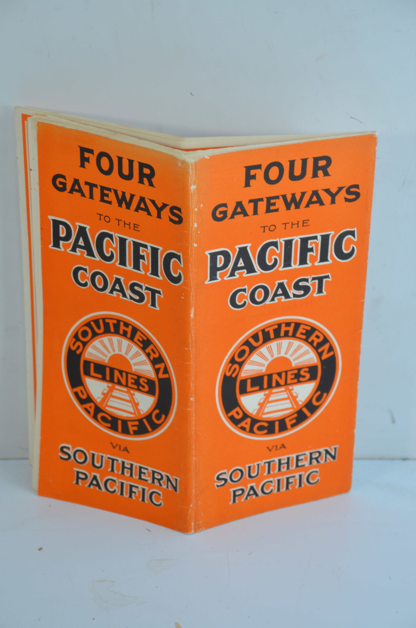 Southern Pacific RR Four Gateways to the Pacific Coast Brochure-1917 (1 of 3)