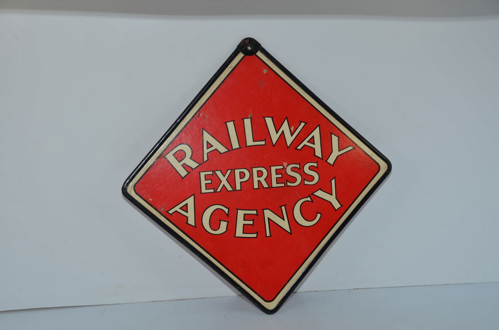 Railway Express Agency Two-Sided Wooden Sign (1 of 2)