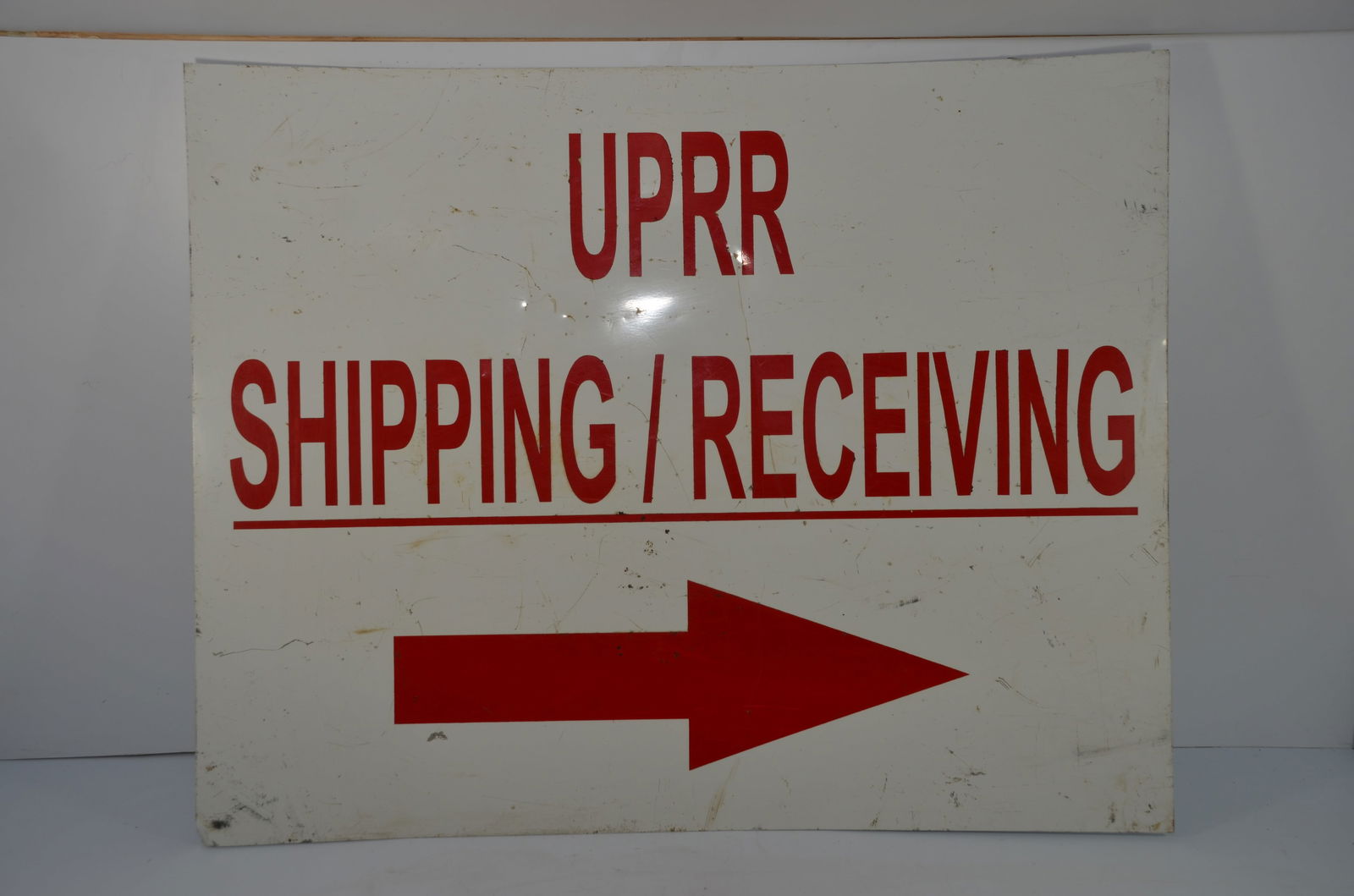 Union Pacific RR Shipping and Receiving Department Sign (1 of 3)