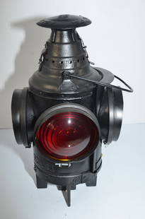 Elgin Joliet and Eastern RR Dressel Switch Lamp: This is an Elgin Joliet and Eastern Railroad Dressel switch lamp. This is one of several lanterns from the estate of Ray Canole, a well-known collector and restorer of railroad lanterns from Michigan.