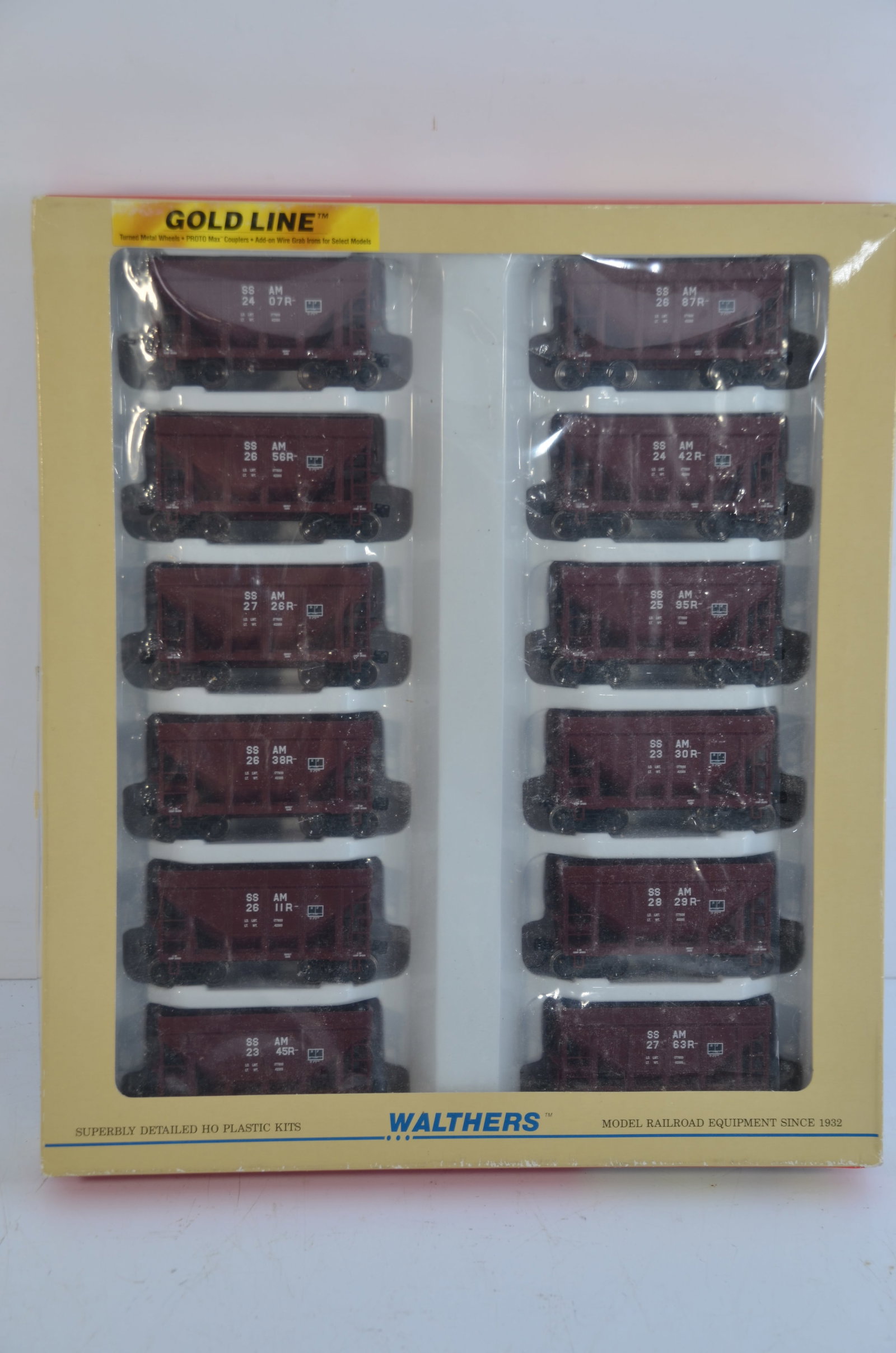 Sault Ste. Marie RR 12-Pack Walthers Ore Cars-HO Scale-New in Box (1 of 2)