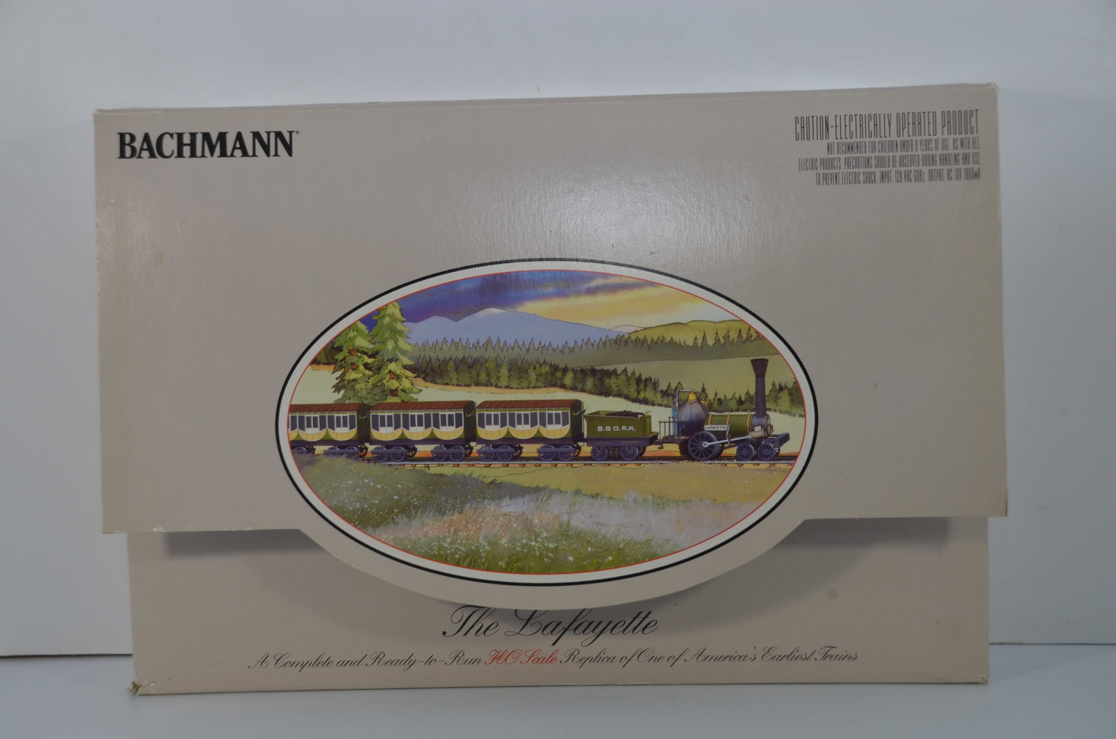 The Lafayette-Baltimore and Ohio 4-2-0 Steam Loco Set-DC-Bachmann-HO Scale (1 of 4)