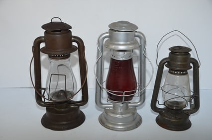 Three Tubular Lanterns-Rayo/WM/Chalwyn