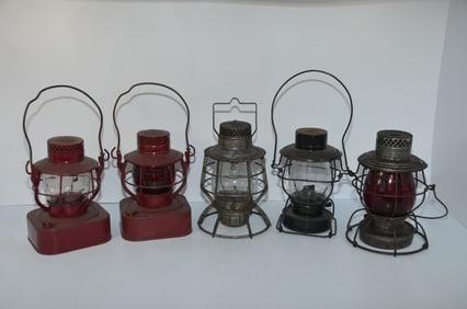 Five Mixed Tubular Lanterns-Dietz/Dressel/Handlan
