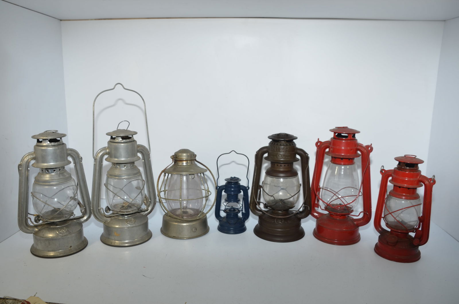 Seven Mixed Tubular Lanterns (1 of 20)