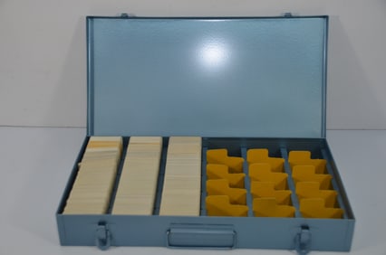 Over 400 Railroad Slides in Carrying Case