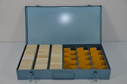 Over 400 Railroad Slides in Carrying Case