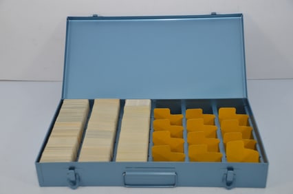 Over 400 Railroad Slides in Carrying Case