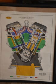 Pair of EMD/General Motors Railroad Diesel Locomotive Posters