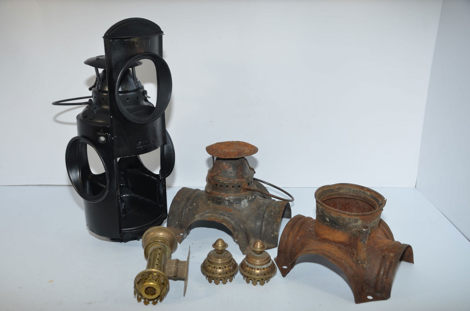 Railroad Lantern Parts Lot (1 of 7)
