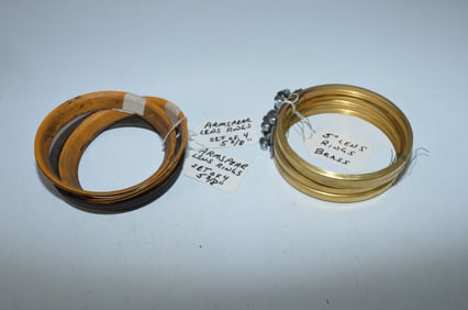 Set of Four 5 Inch Lens Rings and Eight 5 3/8 Inch Armspear Lens Rings