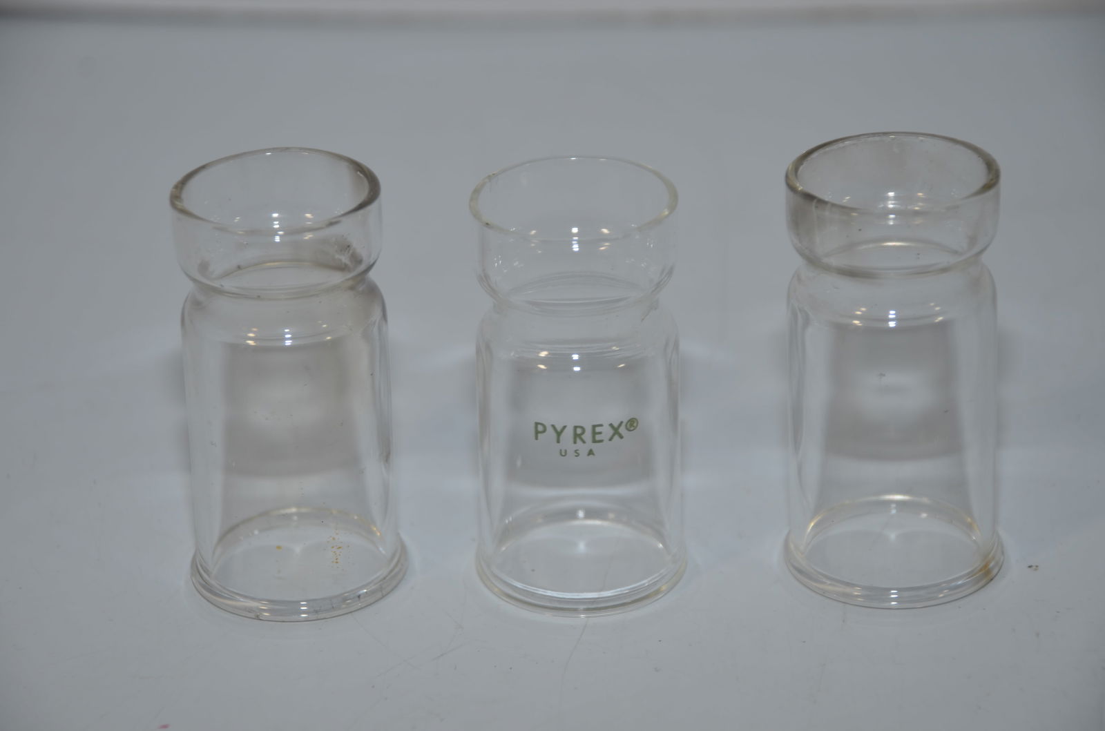 Three Pyrex Inner Glass Chimneys for Switch/Marker Lamps (1 of 1)