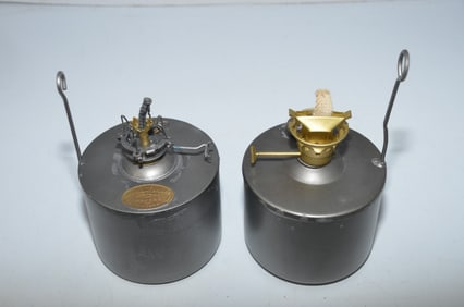 Two Restored Adams and Westlake Medium Round Founts