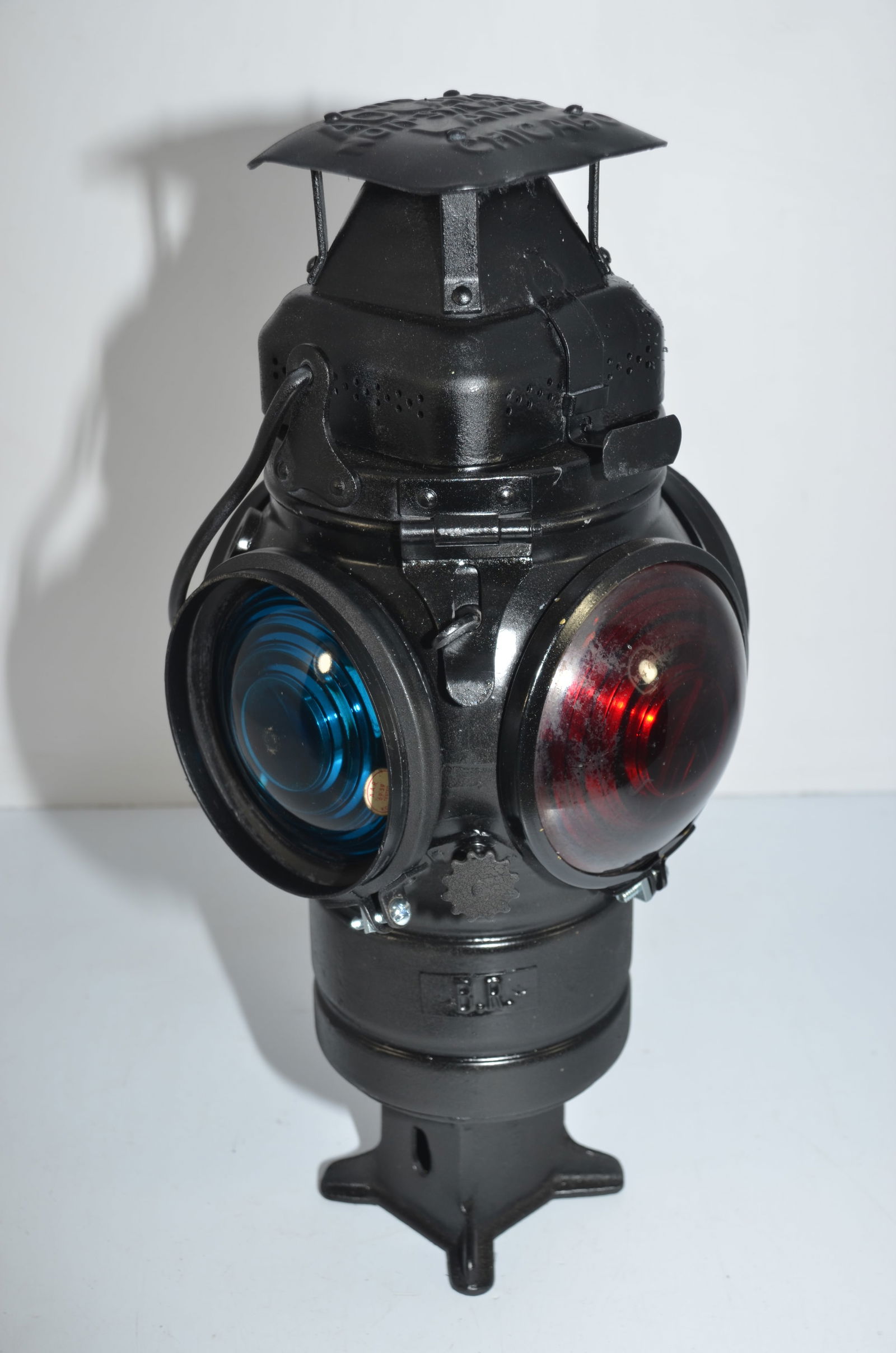 Burlington Route RR Adlake Non-Sweating Switch Lamp (1 of 9)