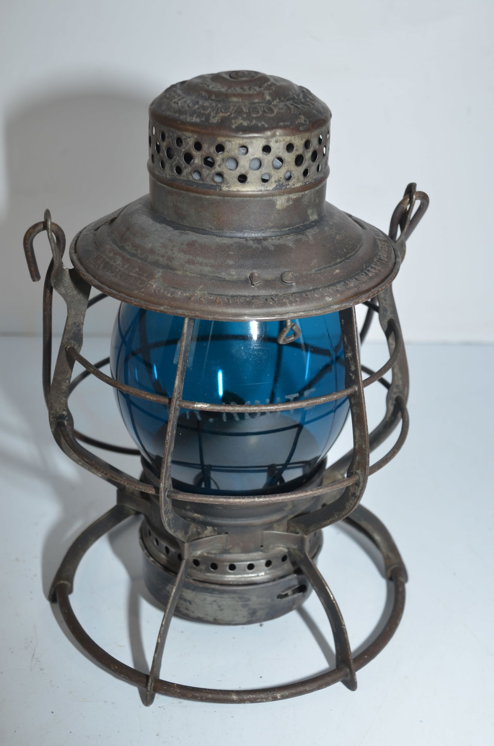 Chicago Burlington and Quincy RR Adams and Westlake Lantern (1 of 12)