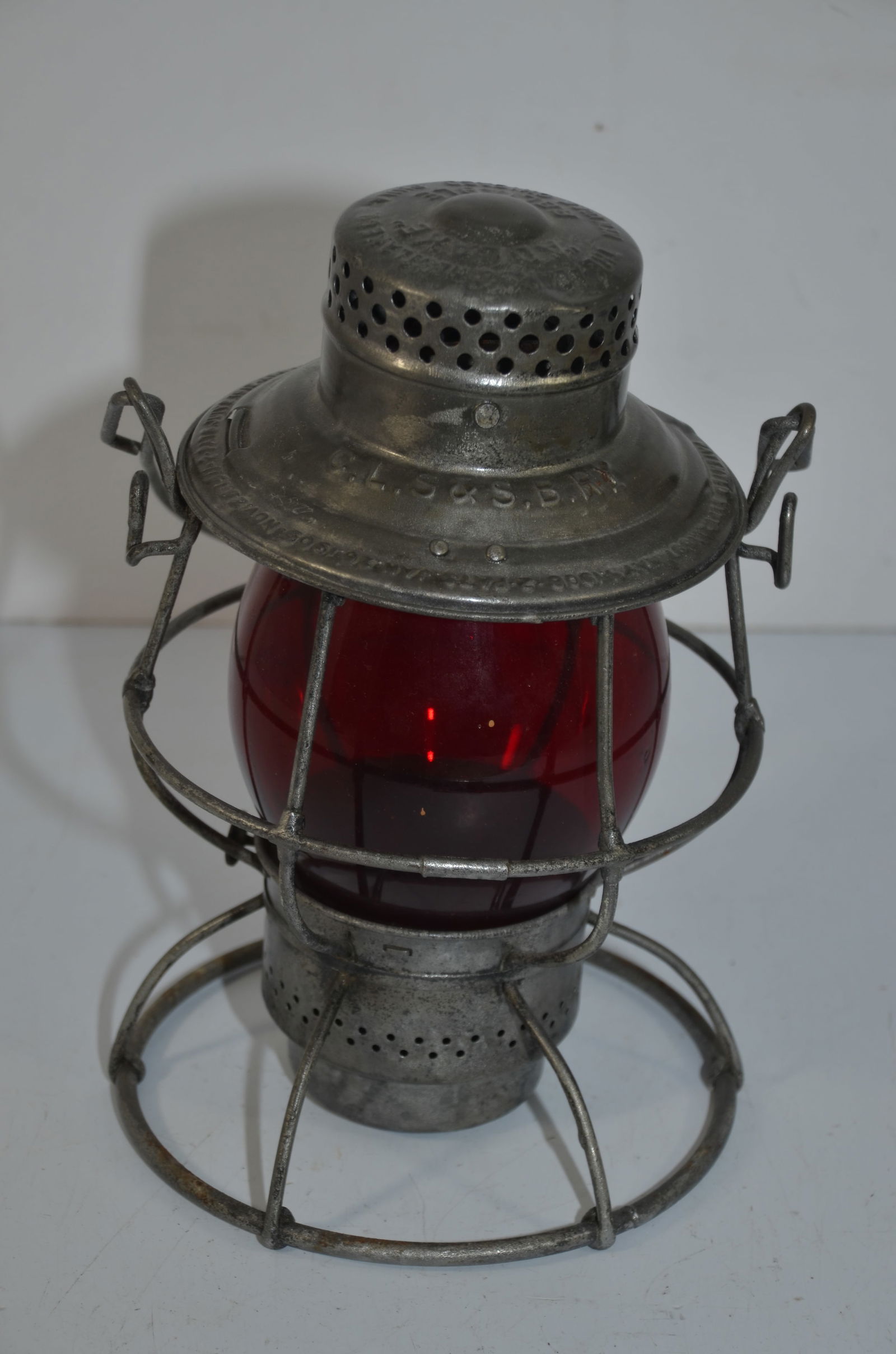 Chicago Lake Shore and South Bend RY Adlake Reliable Switchmans Lantern (1 of 8)