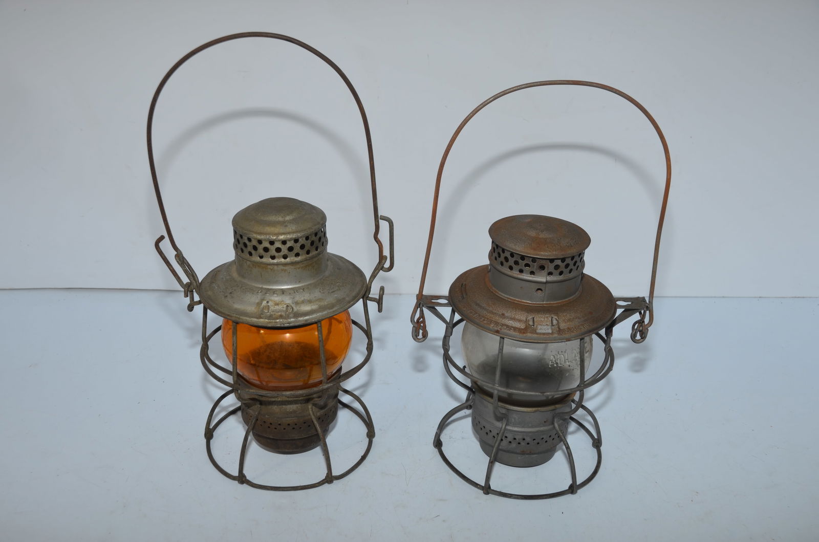 Belt RR of Chicago and Chicago and Alton RR Adlake Kero Lanterns (1 of 8)