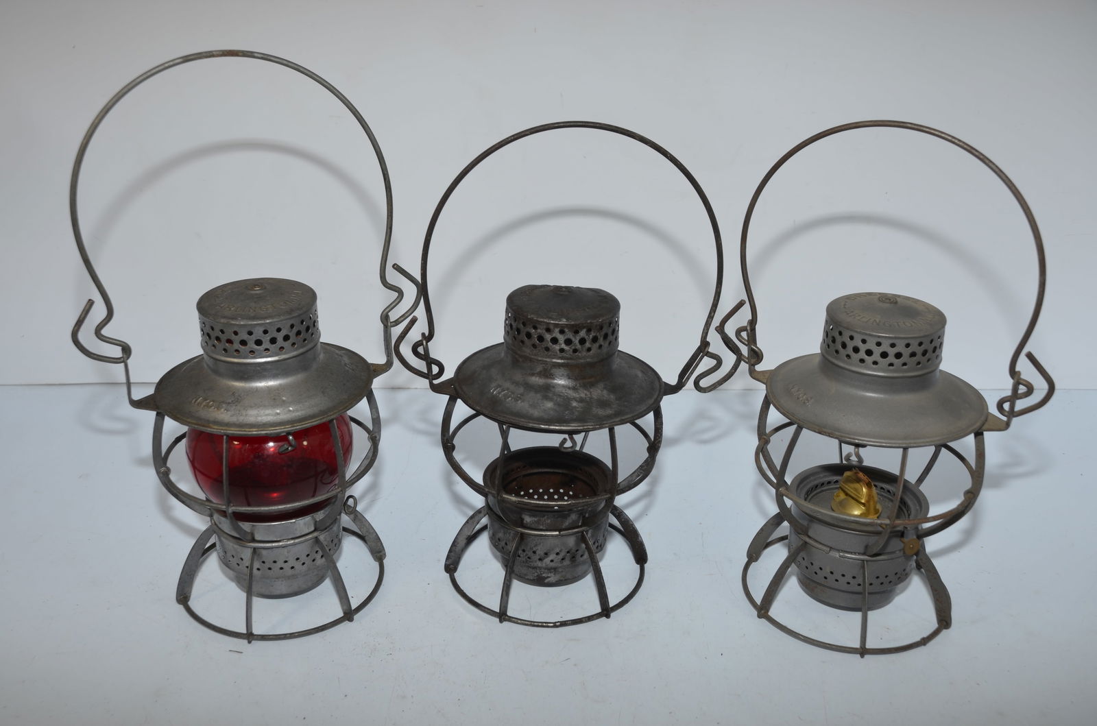 Three New York Central RR Dressel Switchmans Lanterns (1 of 9)