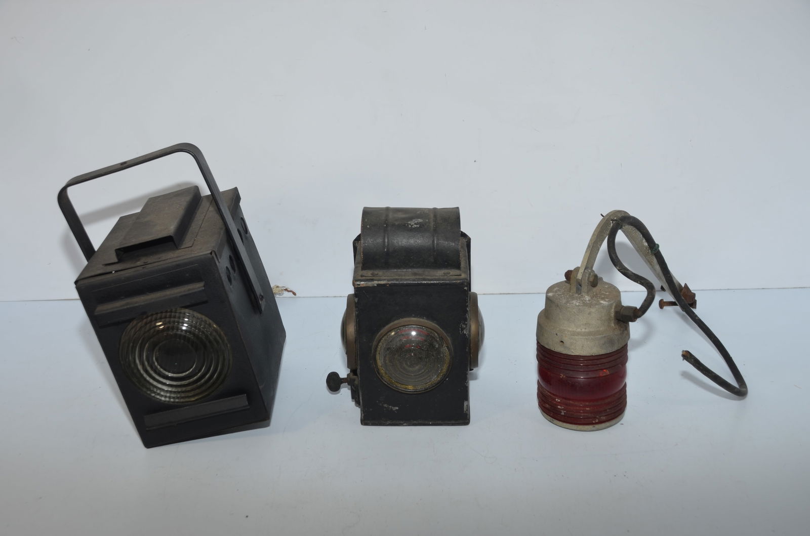 Three Different Railroad Lamps (1 of 9)